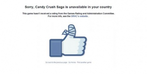 Facebook游戏在韩国遭全面封杀：因未通过评级